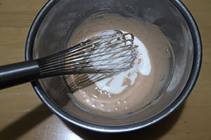 チョコレートホイップのレシピ