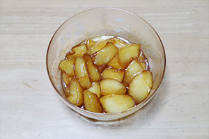 りんごとカスタードクリームのタルトのレシピ